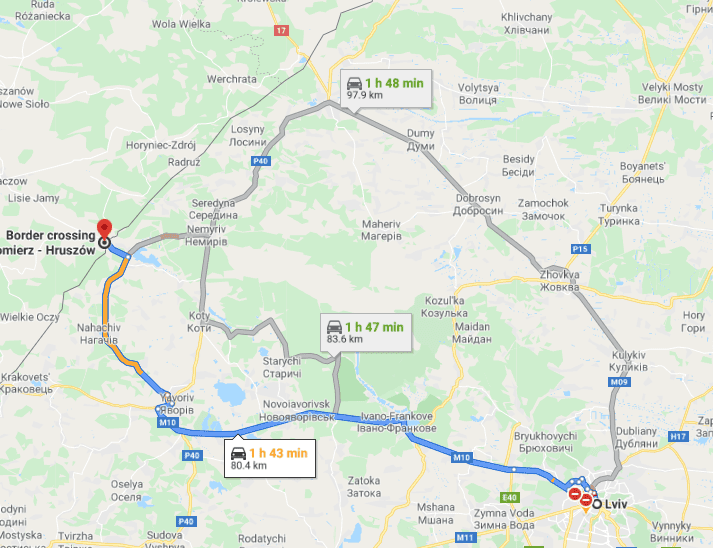 пункт пропуска "Будомеж - Грушев".