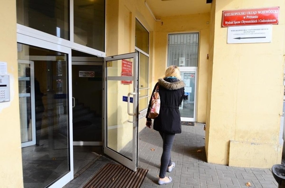 Изменение записи на сканирование отпечатков пальцев в Познани. Великопольское воеводство