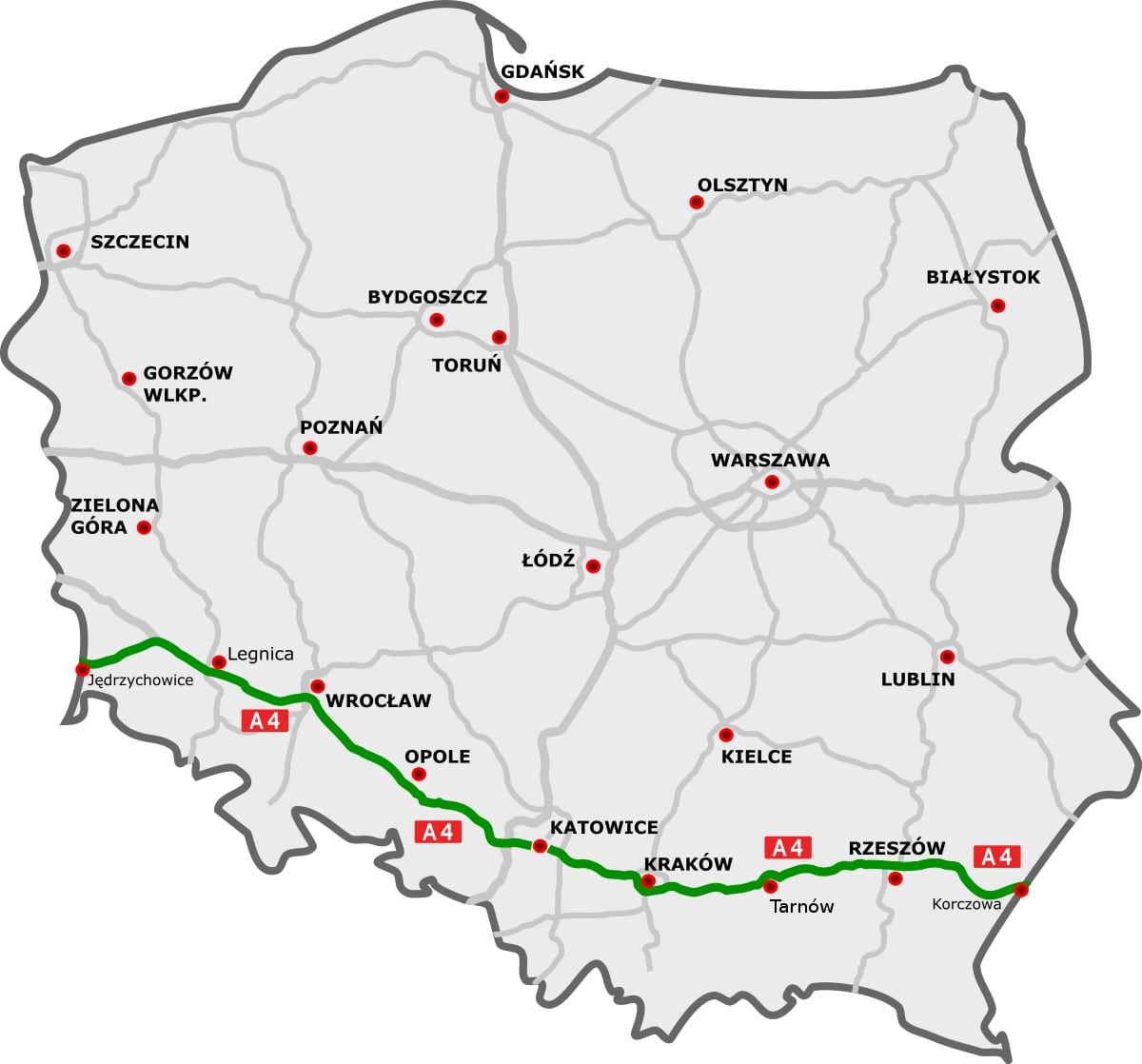 Автострада А4 - бесплатный проезд для украинцев продлено