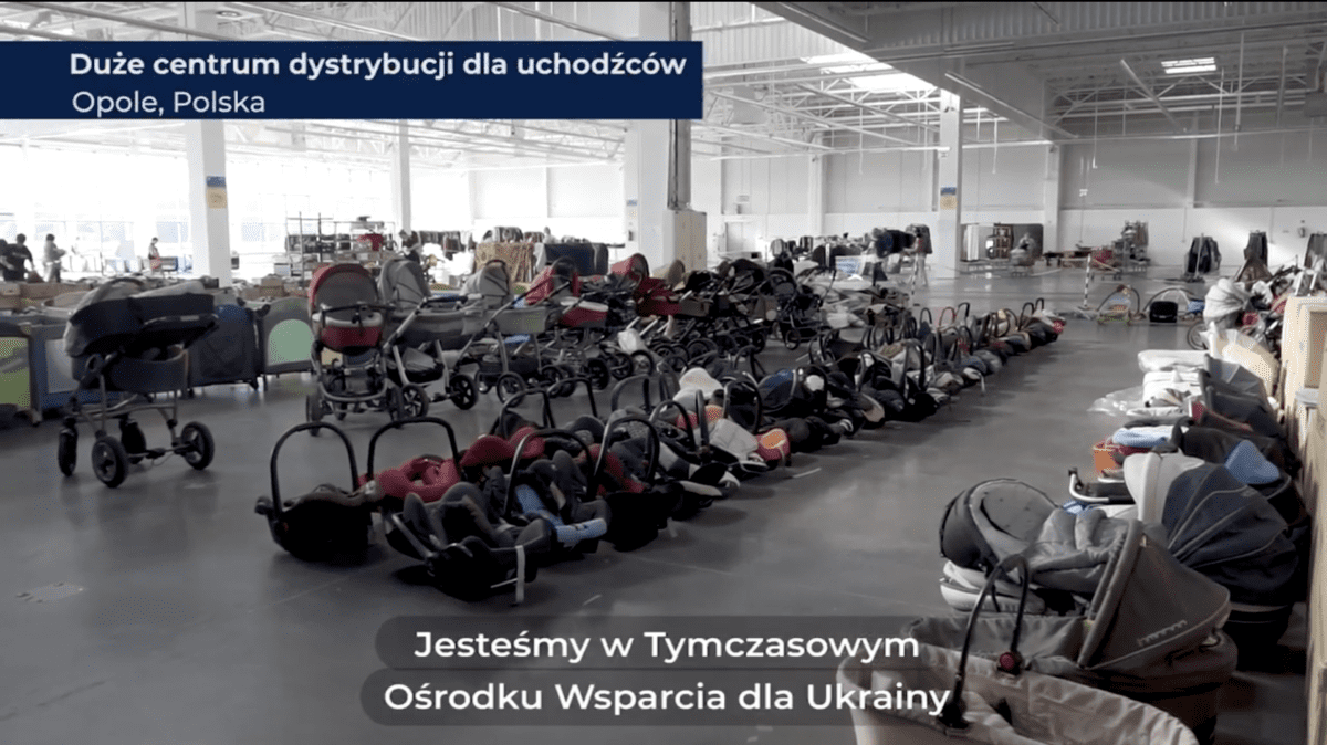 Центр помощи Польского красного креста в Ополье