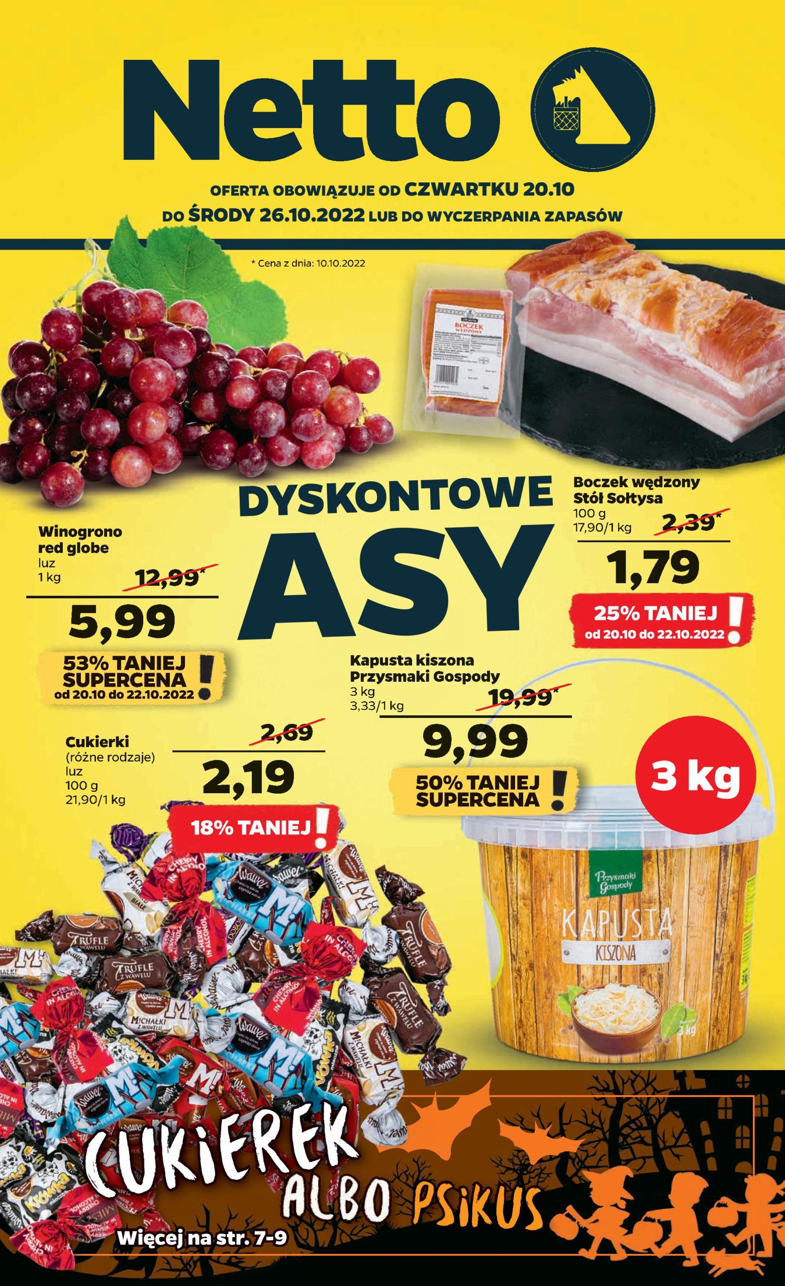 Акції Netto (Gazetka Netto) з 20.10.2022 до 26.10.2022. Акції, знижки, Газетка Нетто