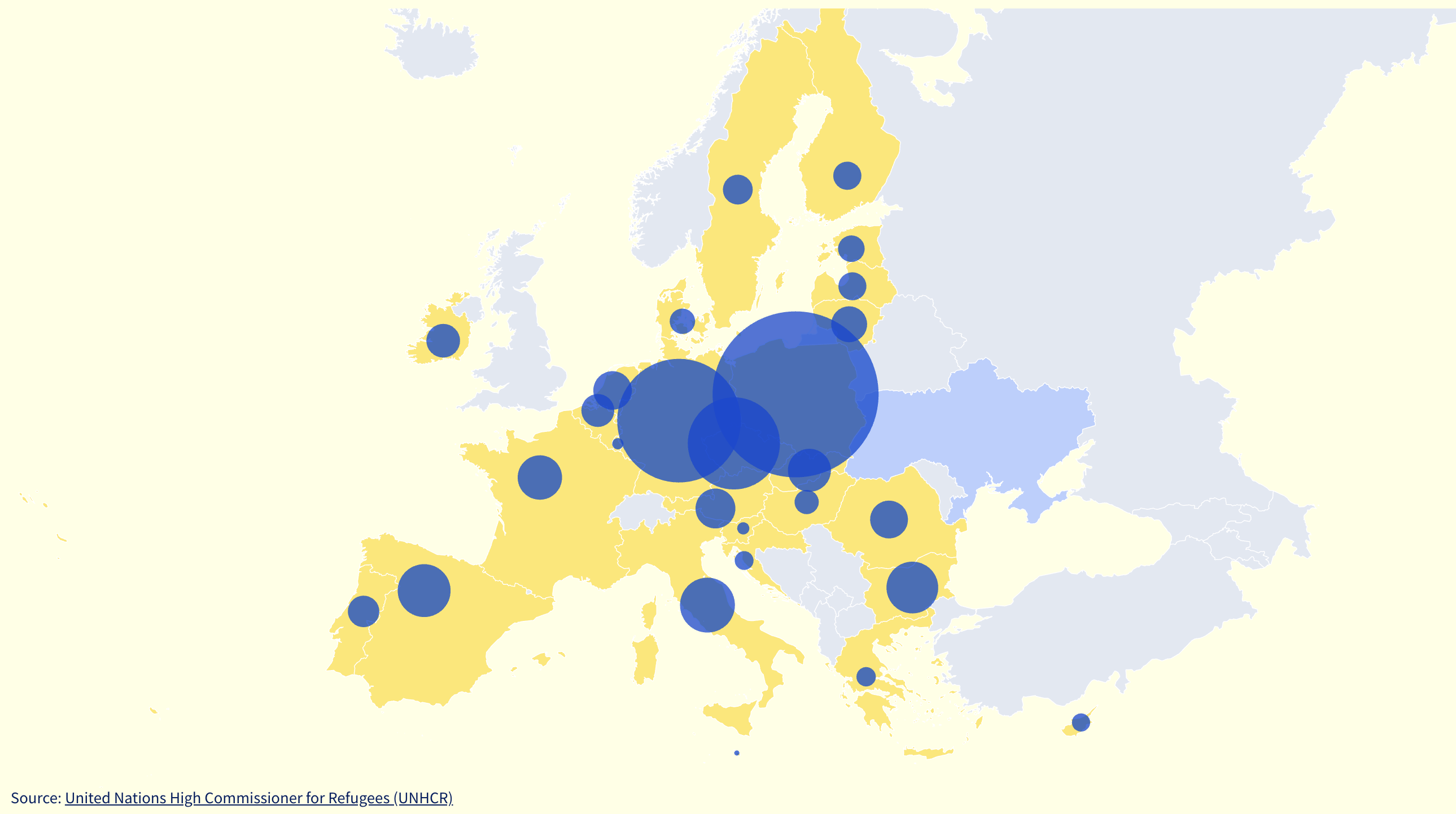 Временная защита для украинцев в ЕС продлена до марта 2024 года