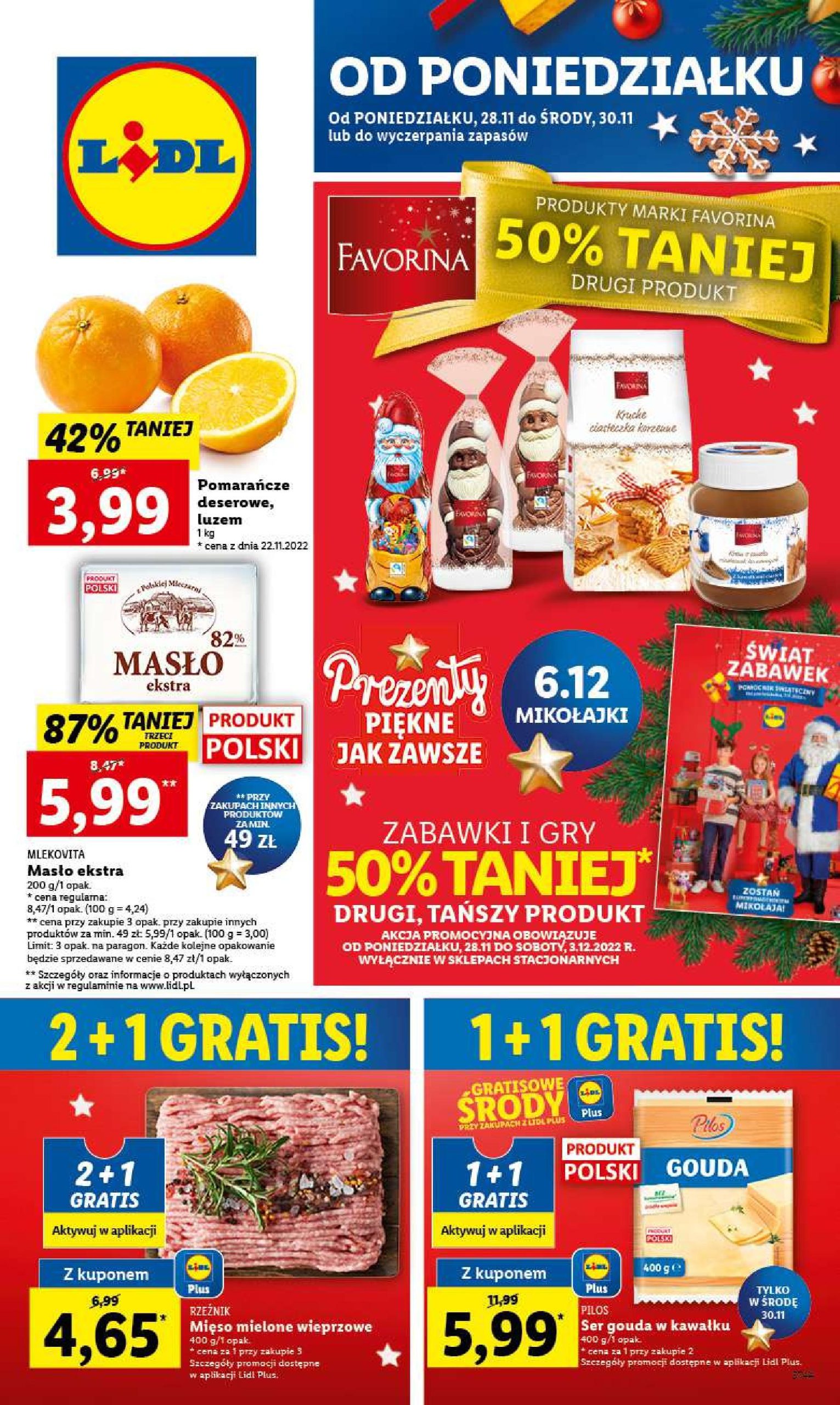 Акції Лідл (Gazetka Lidl) з 28.11.2022 до 30.11.2022. Акції, знижки, Газетка Лідл у Польщі