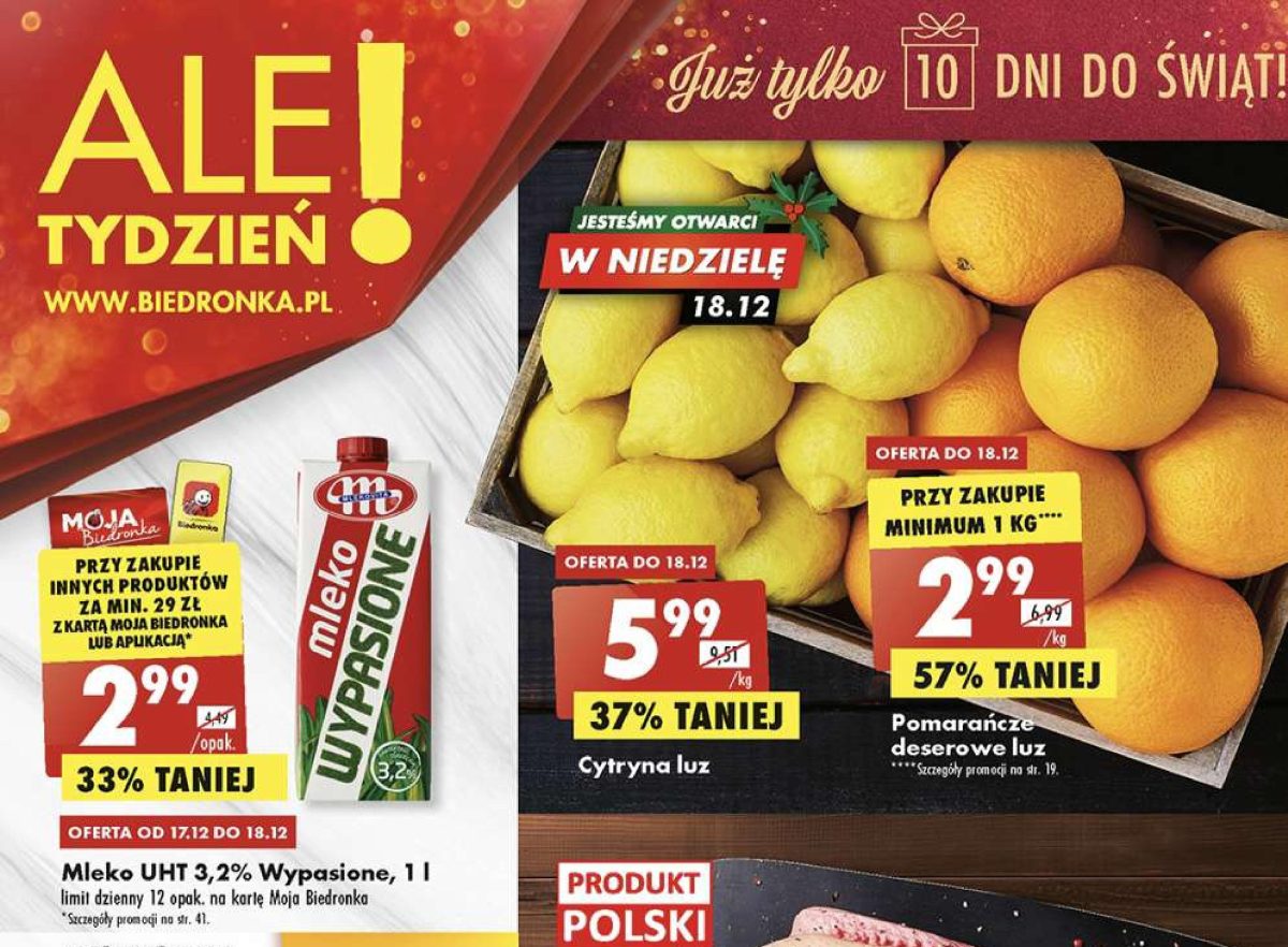 Акції Бедронка (Gazetka Biedronka) з 15.12.2022 до 21.12.2022. Акції, знижки, Газетка Бедронка