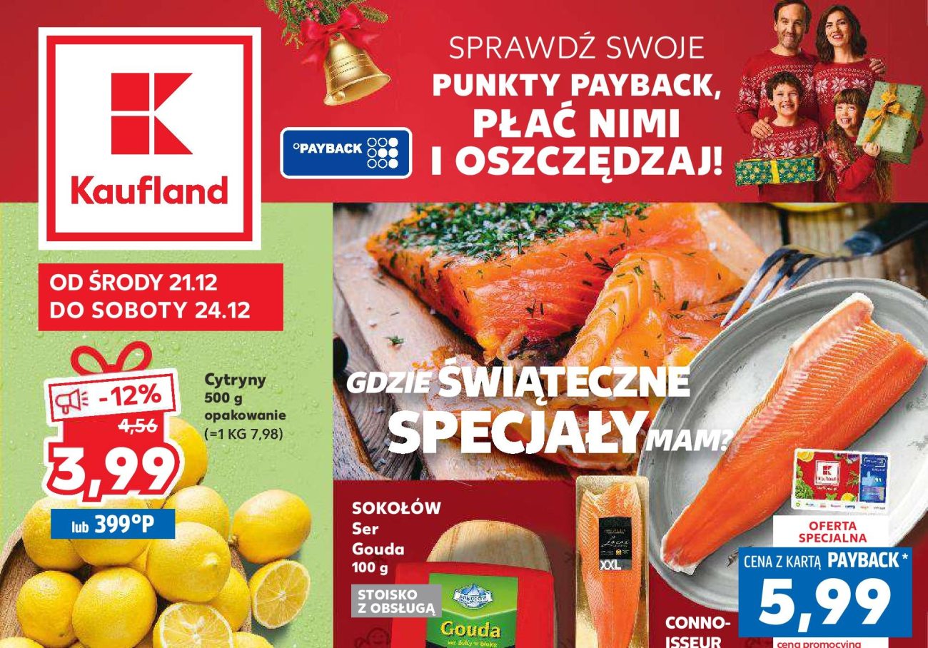 Акції Кауфланд (Gazetka Kaufland) з 21.12.2022 до 28.12.2022. Акції, знижки, Газетка Кауфланд