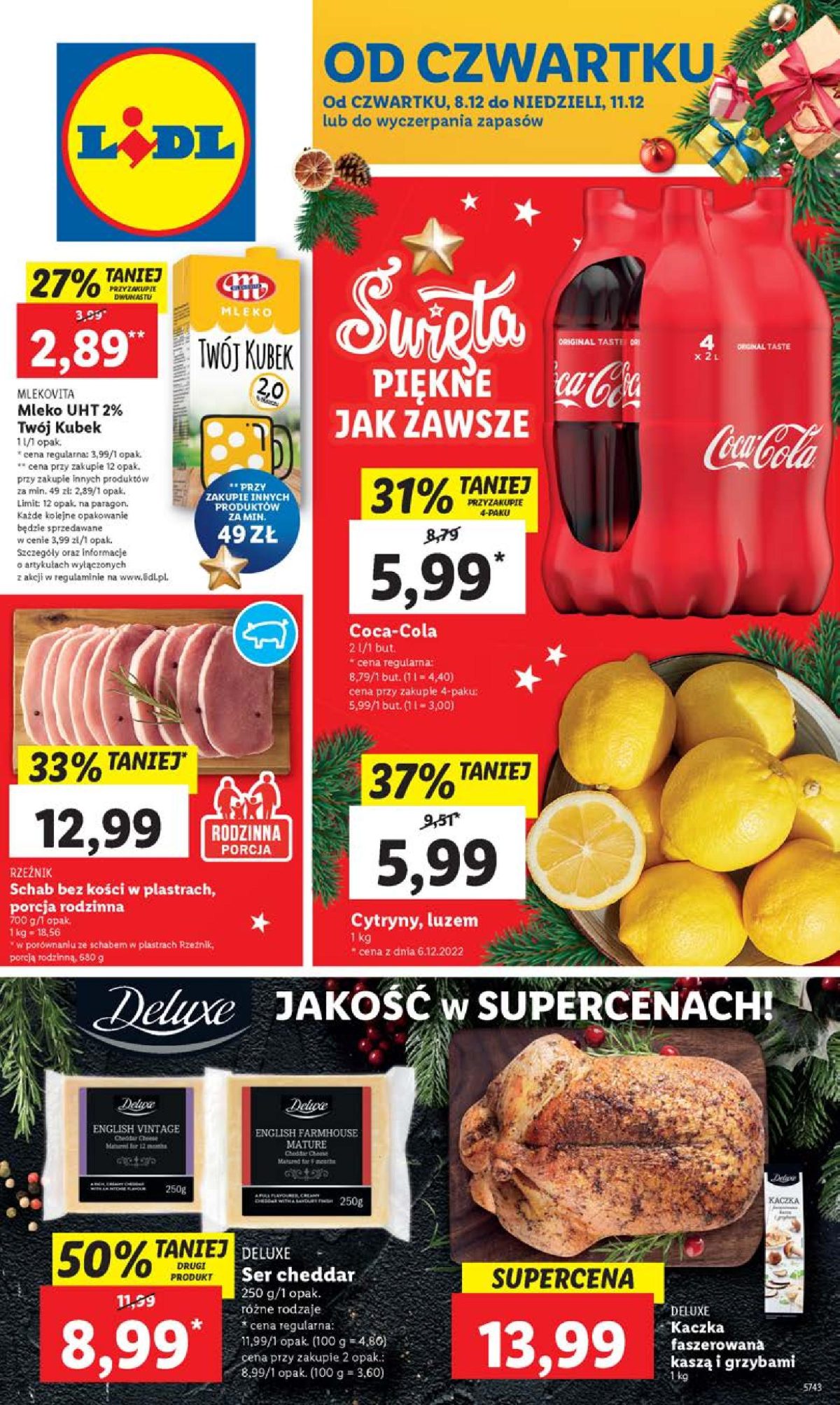 Акції Лідл (Gazetka Lidl) з 08.12.2022 до 11.12.2022. Акції, знижки, Газетка Лідл у Польщі