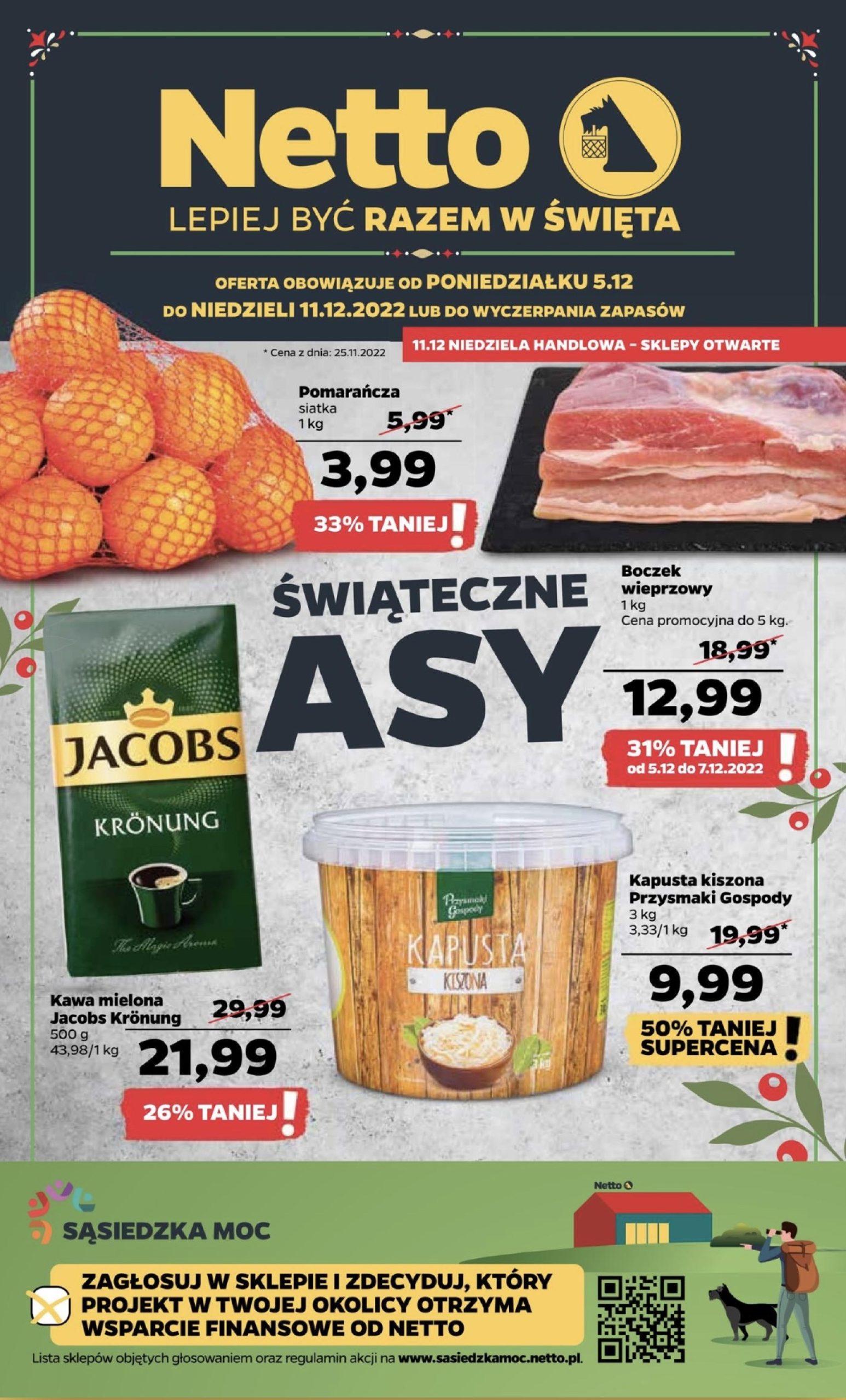Акції Netto (Gazetka Netto) з 05.12.2022 до 11.12.2022. Акції, знижки, Газетка Нетто