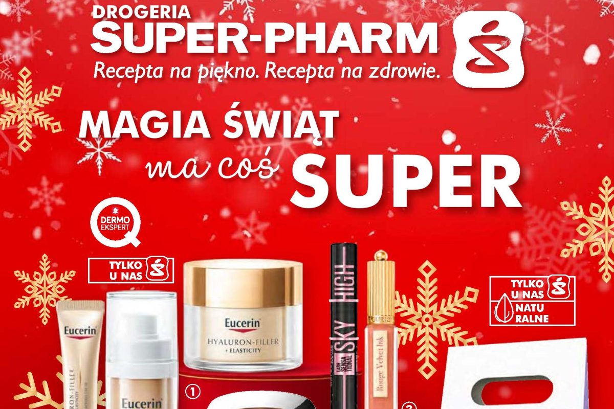Акции дрогерия аптека Супер Фарм (Gazetka Superpharm) с 13.12.2022 по 26.12.2022. Акции, скидки, Газетка Супер Фарм