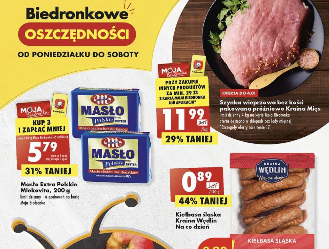 Акції Бедронка (Gazetka Biedronka) з 02.01.2023 до 07.01.2023. Акції, знижки, промоції, газетка Бедронка
