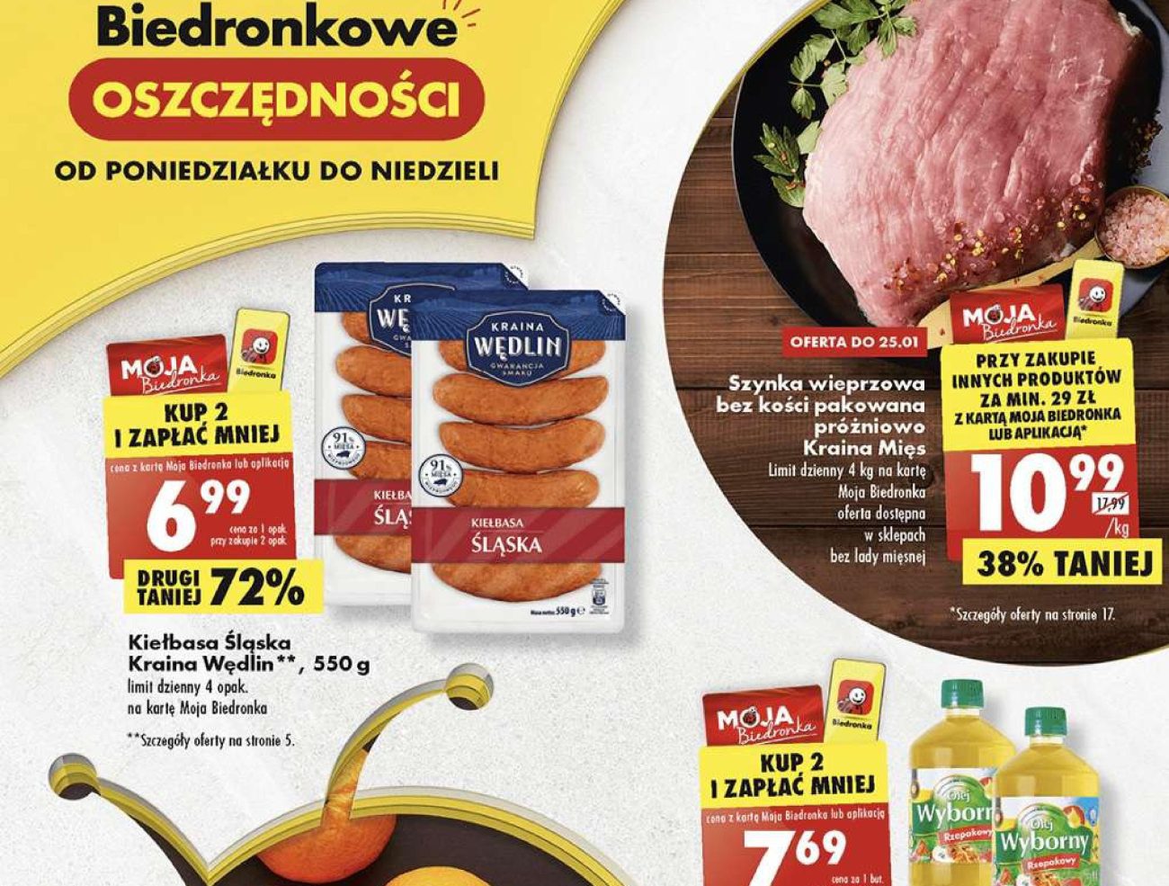 Акції Бедронка (Gazetka Biedronka) з 23.01.2023 до 29.01.2023. Акції, знижки, промоції, газетка Бедронка