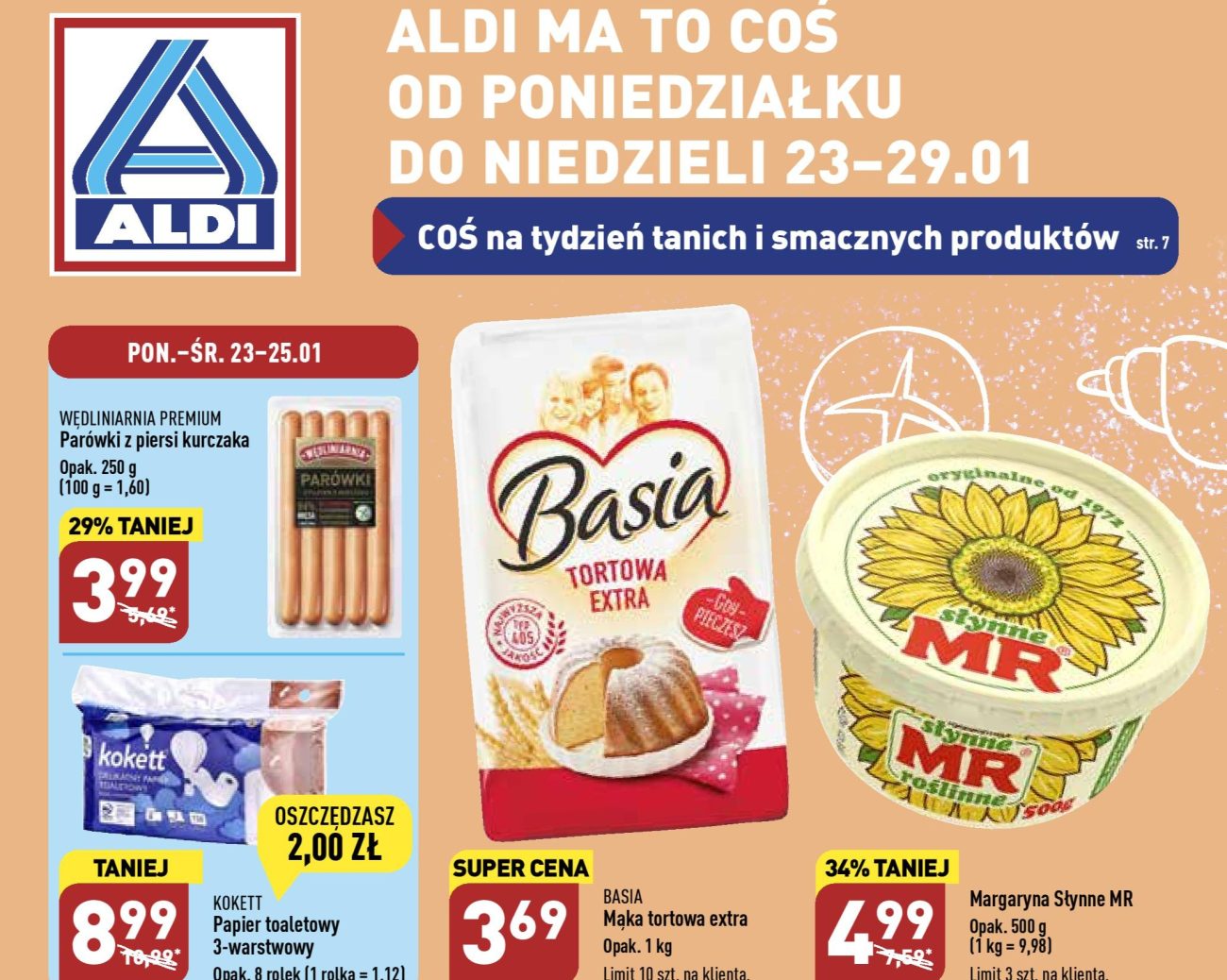 Нові Акції Алді (Gazetka Aldi) з 23.01.2022 до 29.01.2022. Акції, знижки, Газетка Алді