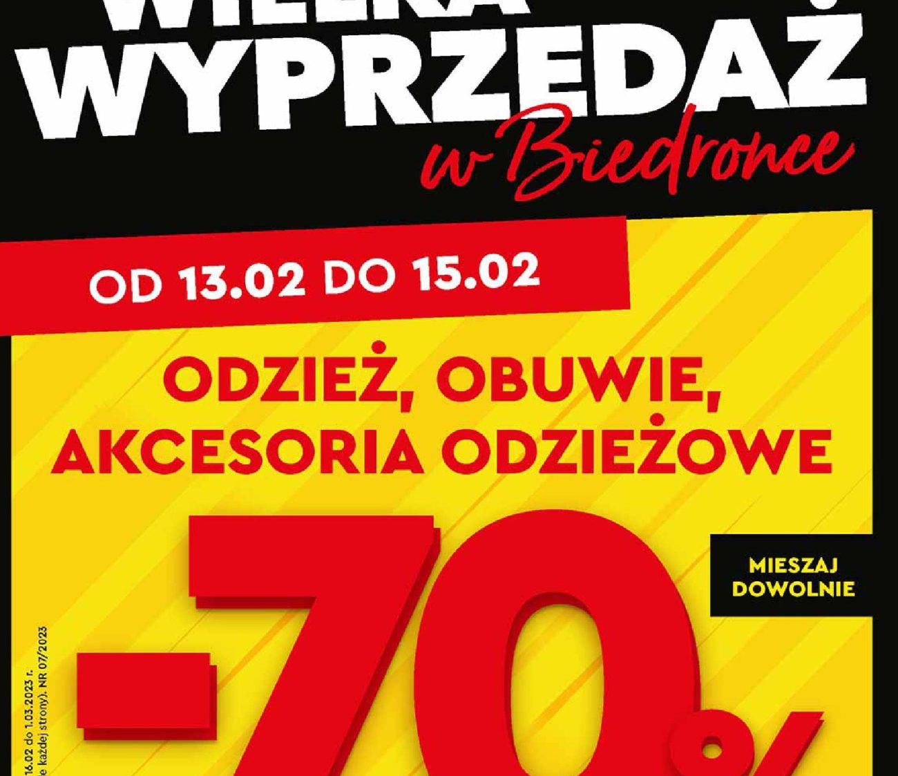 Акції Бедронка (Gazetka Biedronka) з 13.02.2023 до 15.02.2023. Акції, знижки, промоції, газетка Бедронка