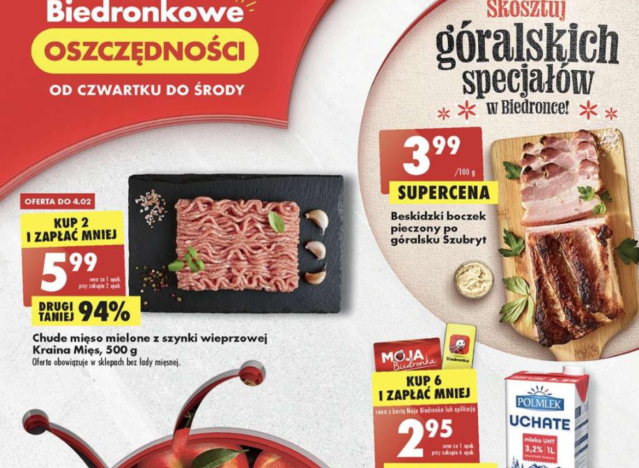 Акції Бедронка (Gazetka Biedronka) з 04.02.2023 до 08.02.2023. Акції, знижки, промоції, газетка Бедронка