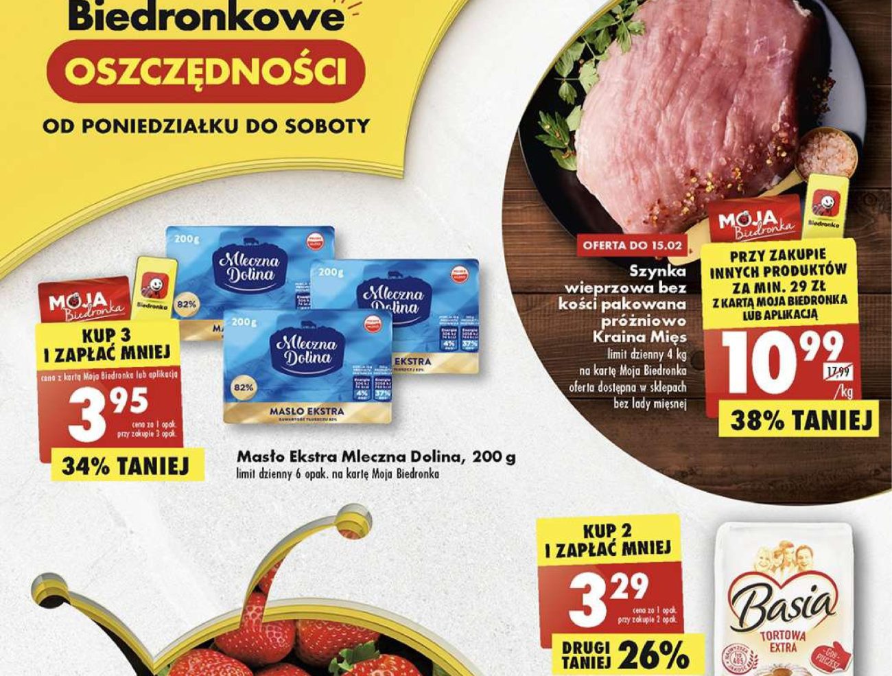 Акції Бедронка (Gazetka Biedronka) з 13.02.2023 до 18.02.2023. Акції, знижки, промоції, газетка Бедронка