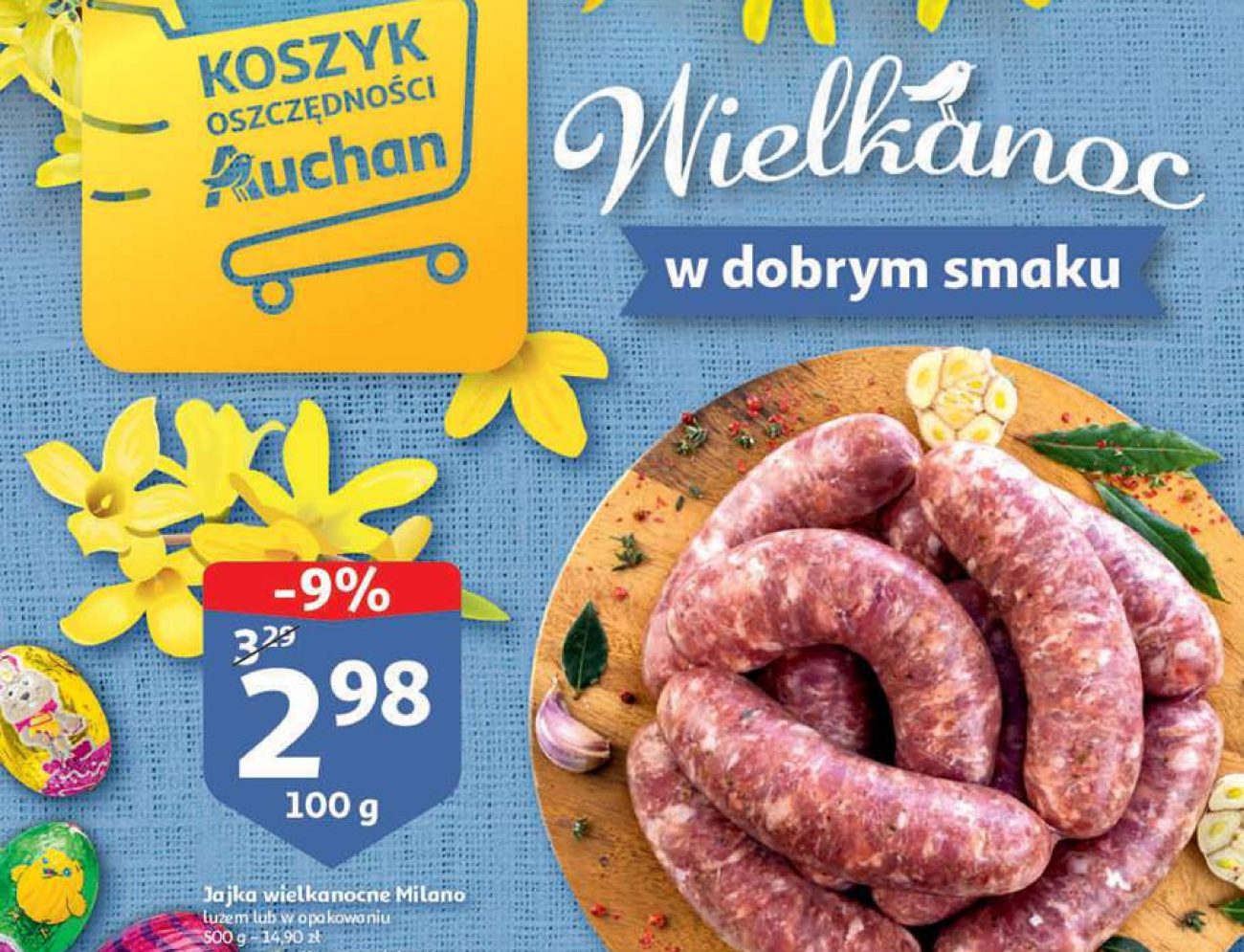Акції Ашан в Польщі(Gazetka Biedronka) з 23.03.2023 до 29.03.2023. Акції, знижки, Газетка Ашан Польща