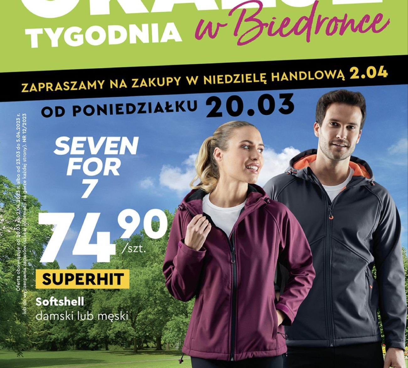 Акції Бедронка (Gazetka Biedronka) з 20.03.2023 до 05.04.2023. Акції, знижки, промоції, газетка Бедронка