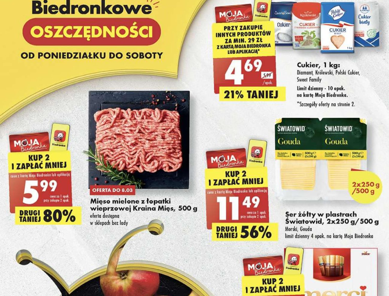 Акції Бедронка (Gazetka Biedronka) з 06.03.2023 до 11.03.2023. Акції, знижки, промоції, газетка Бедронка