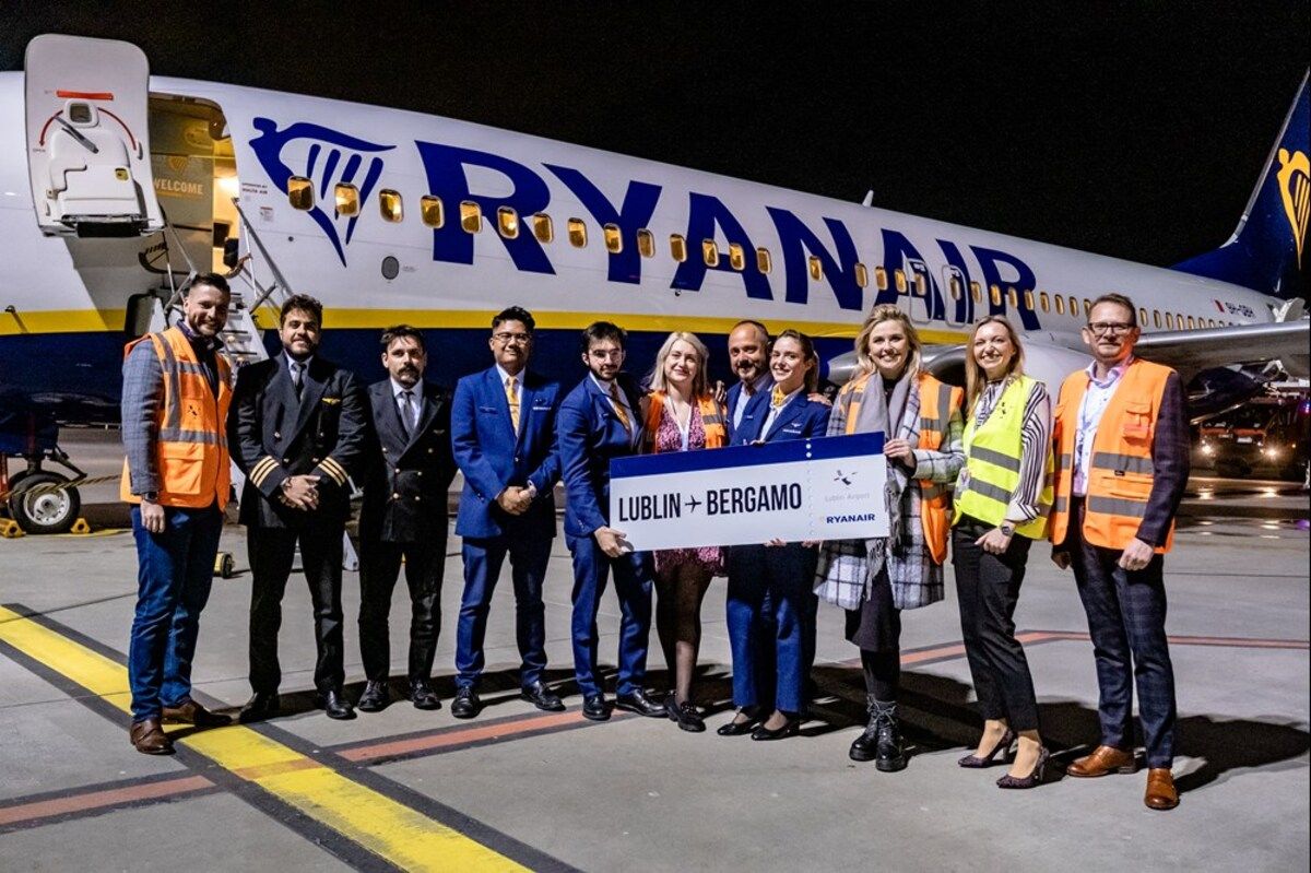 Люблин: начало рейсов Ryanair в Италию