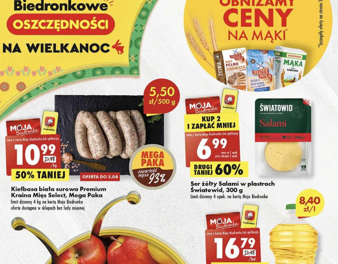Акції Бедронка (Gazetka Biedronka) з 05.04.2023 до 08.04.2023. Акції, знижки, промоції, газетка Бедронка