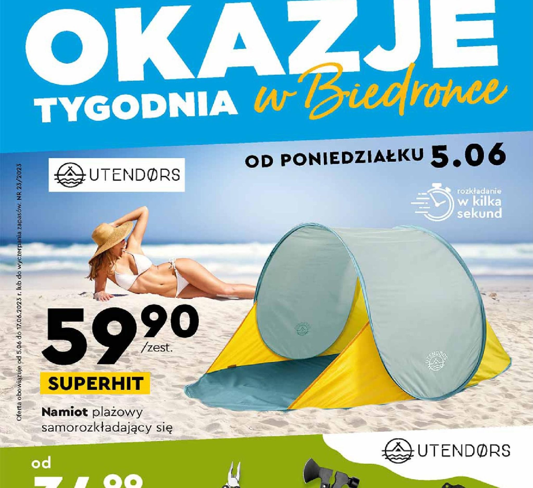 Акції та знижки Бедронка (Gazetka Biedronka) з 05.06.2023 до 17.06.2023. Акції, знижки, промоції, газетка Бедронка