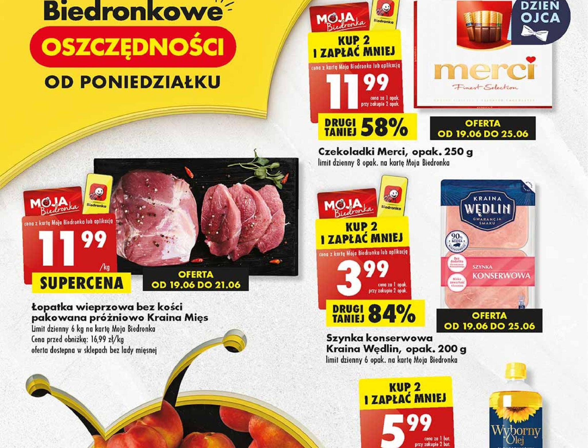 Акції та знижки Бедронка (Gazetka Biedronka) з 19.06.2023 до 29.06.2023. Акції, знижки, промоції, газетка Бедронка