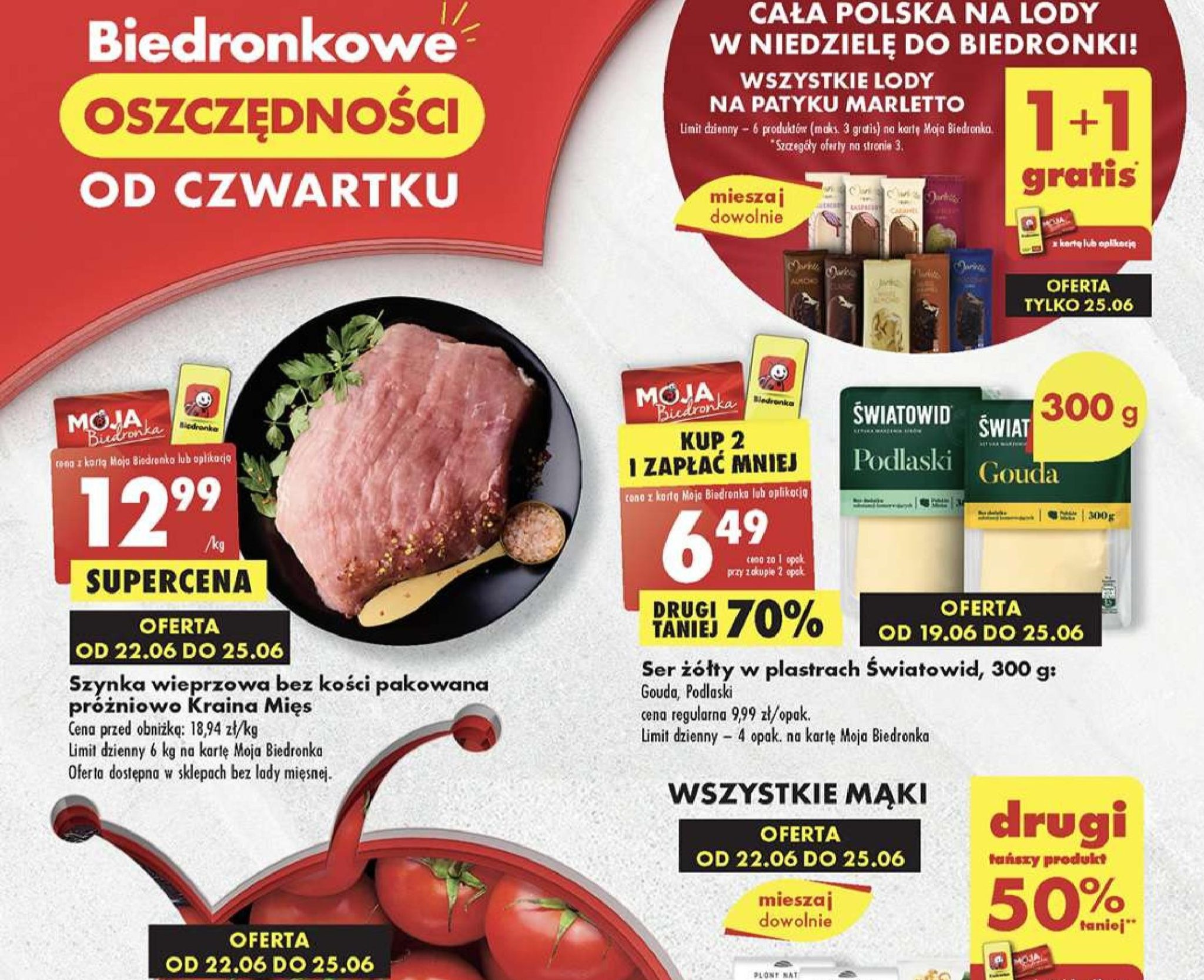Акції та знижки Бедронка (Gazetka Biedronka) з 22.06.2023 до 28.06.2023. Акції, знижки, промоції, газетка Бедронка