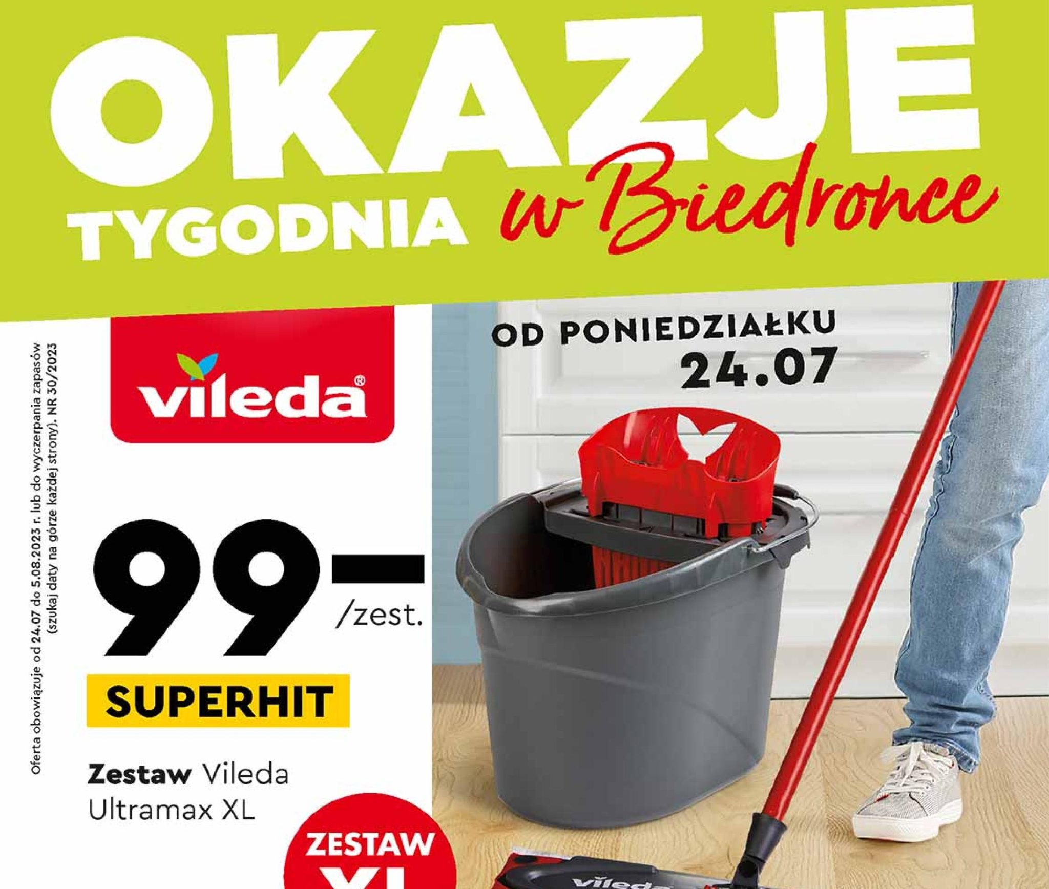 Акції та знижки Бедронка (Gazetka Biedronka) з 24.07.2023 до 05.08.2023. Акції, знижки, промоції, газетка Бедронка