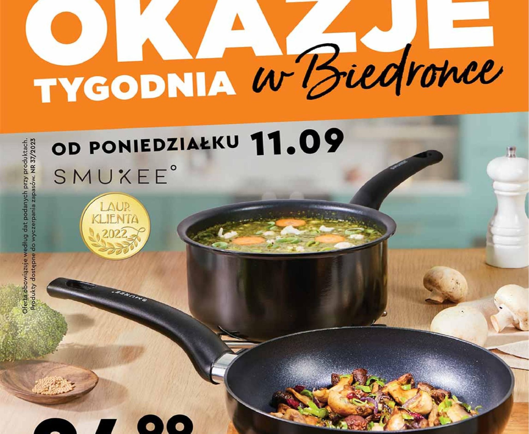 Акції та знижки Бедронка (Gazetka Biedronka) з 11.09.2023 до 27.09.2023. Акції, знижки, промоції, газетка Бедронка