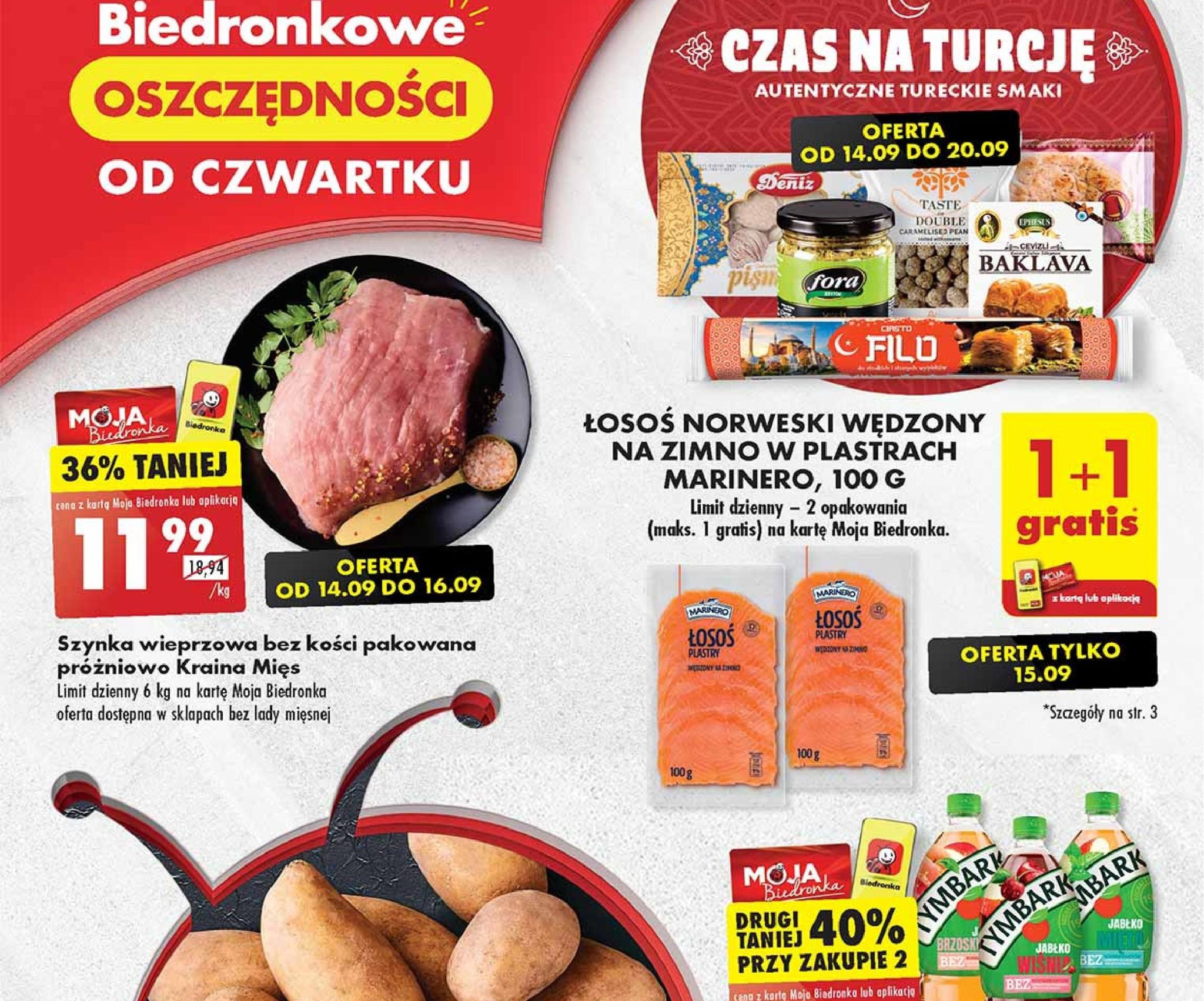 Акції та знижки Бедронка (Gazetka Biedronka) з 14.09.2023 до 20.09.2023. Акції, знижки, промоції, газетка Бедронка