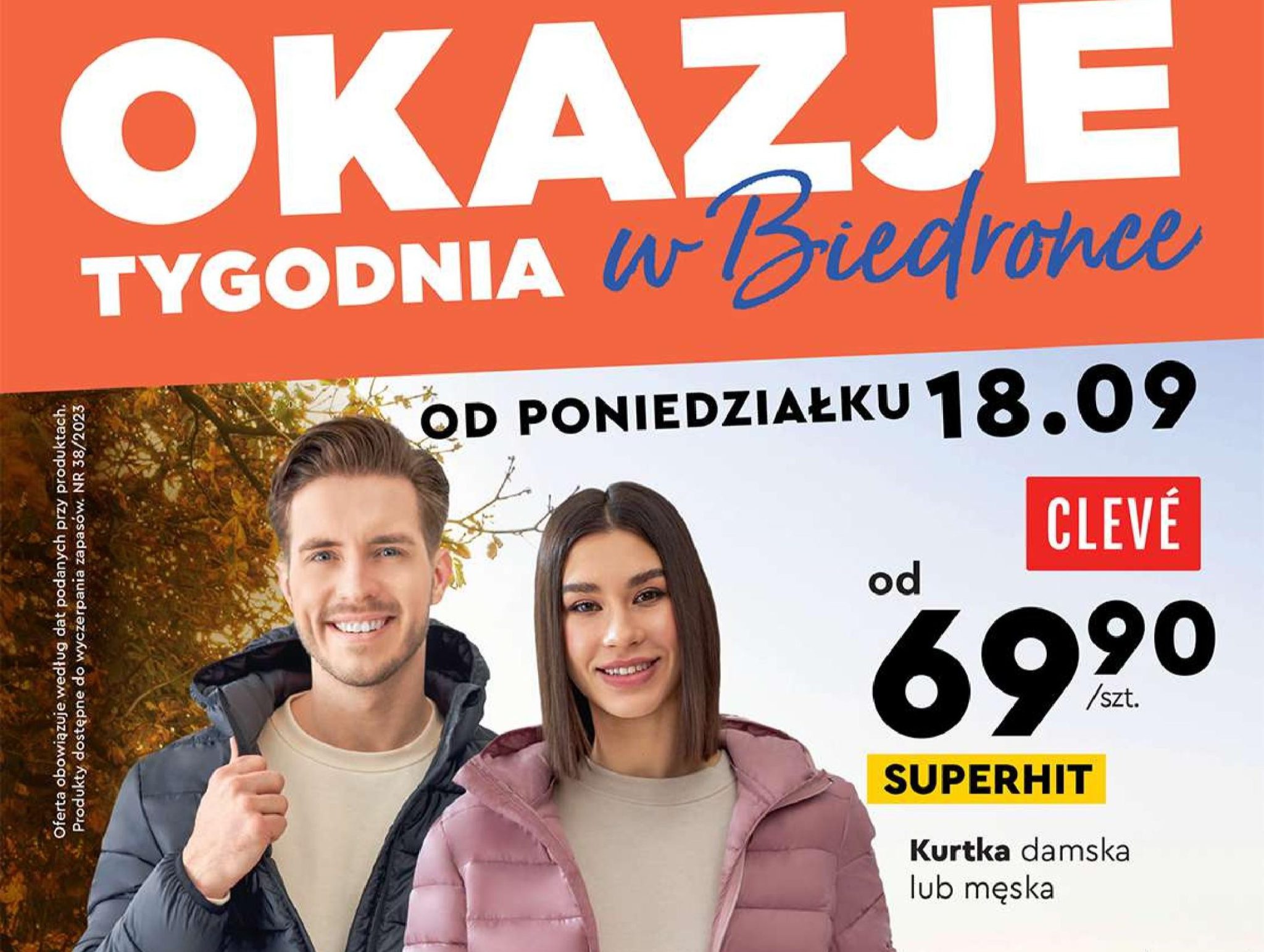 Акції та знижки Бедронка (Gazetka Biedronka) з 18.09.2023 до 04.10.2023. Акції, знижки, промоції, газетка Бедронка