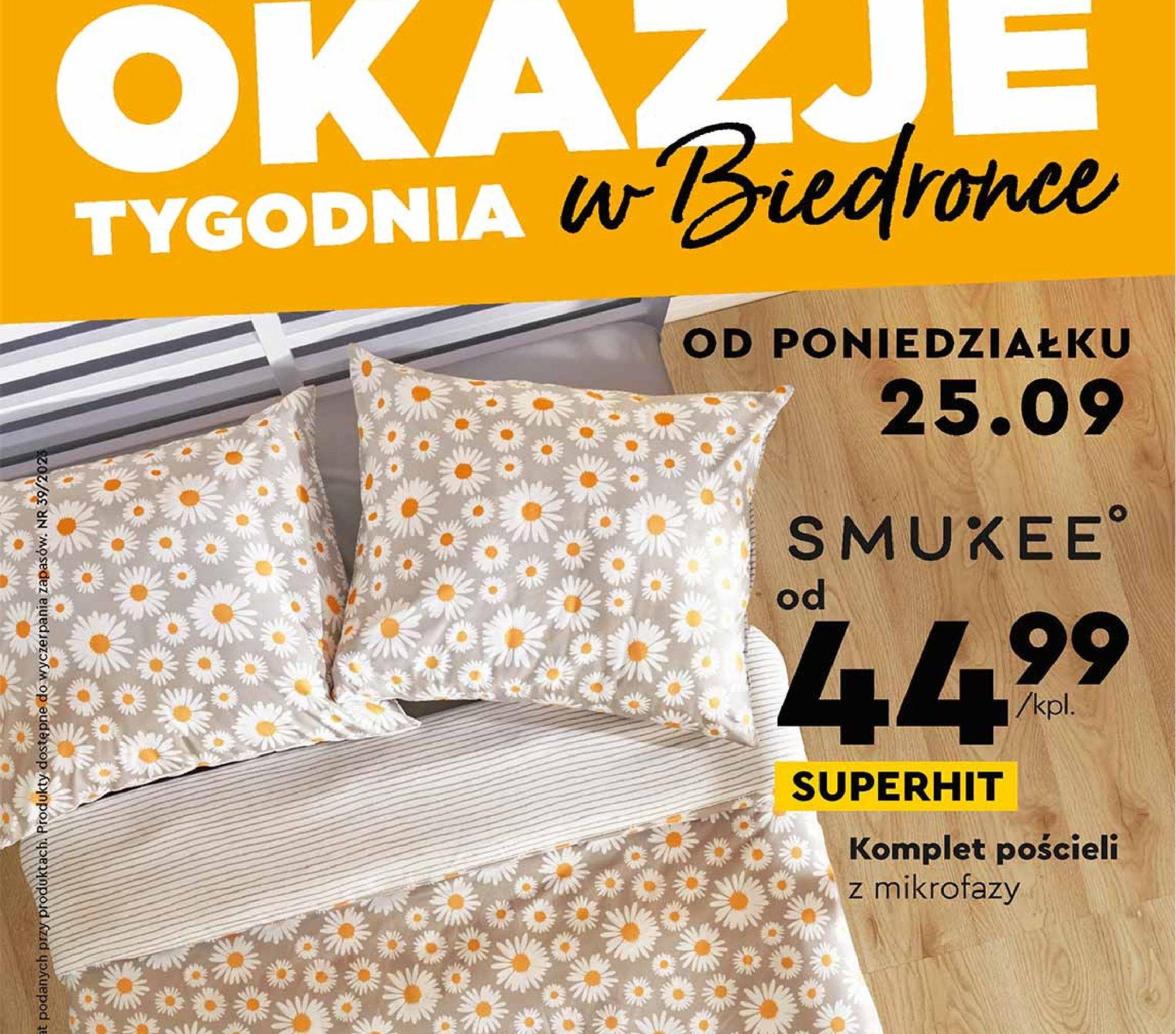 Акції та знижки Бедронка (Gazetka Biedronka) з 25.09.2023 до 04.10.2023. Акції, знижки, промоції, газетка Бедронка