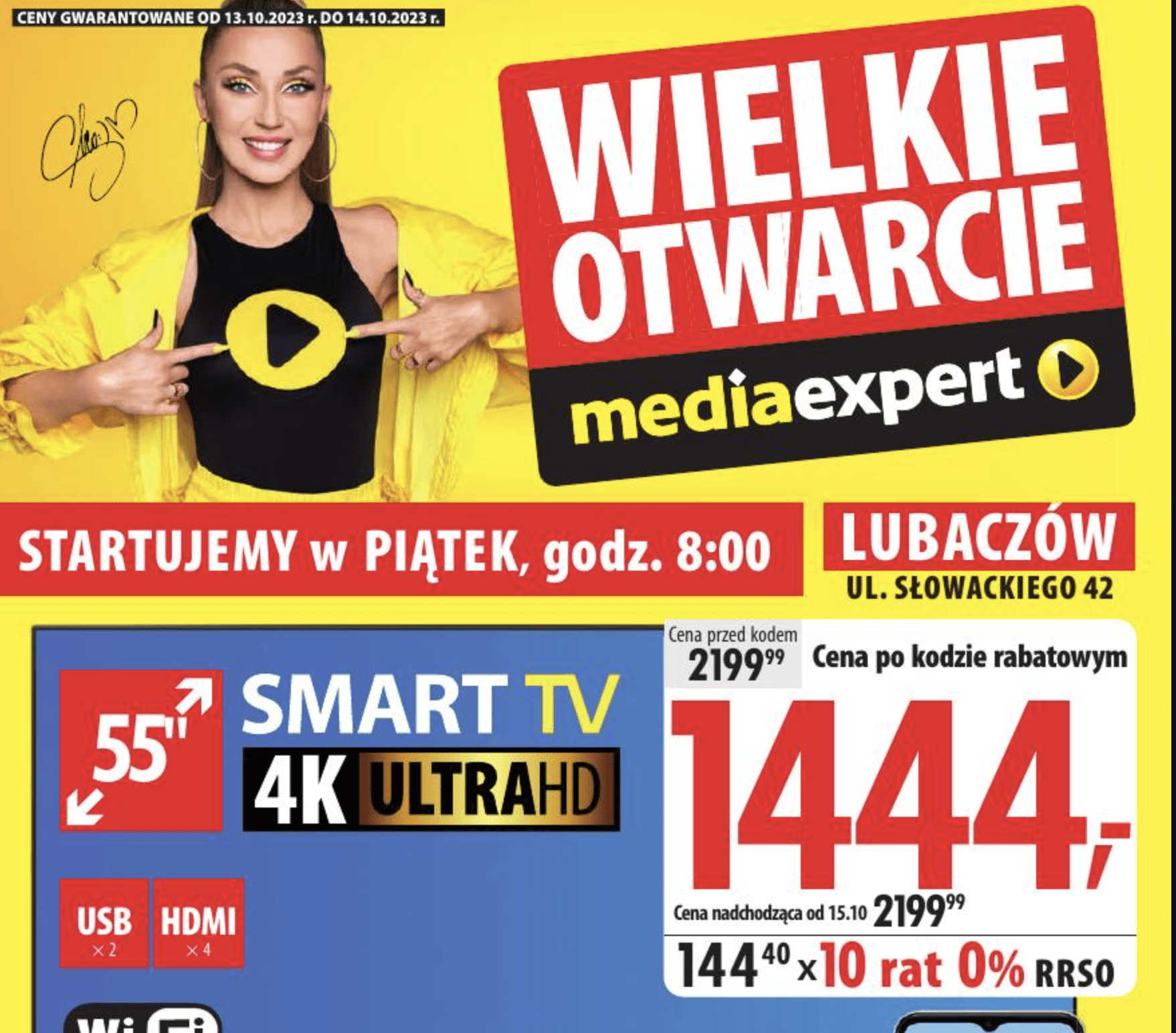 Акції та знижки Медіаексперт (Gazetka Media Expert) з 13.10.2023 до 14.10.2023. Акції, знижки, промоції, газетка Медіаексперт