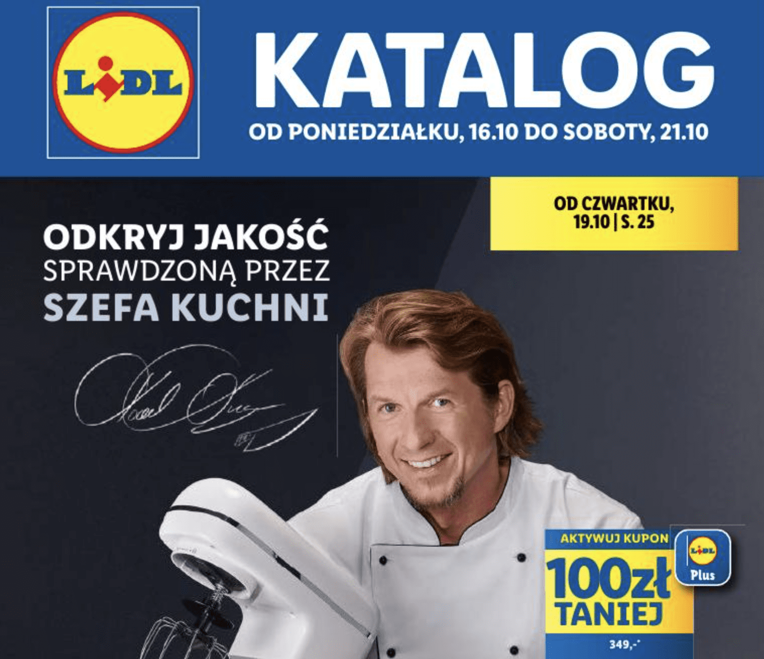 Акції Лідл (Gazetka Lidl) з 16.10.2023 до 21.10.2023. Акції, знижки, Газетка Лідл у Польщі