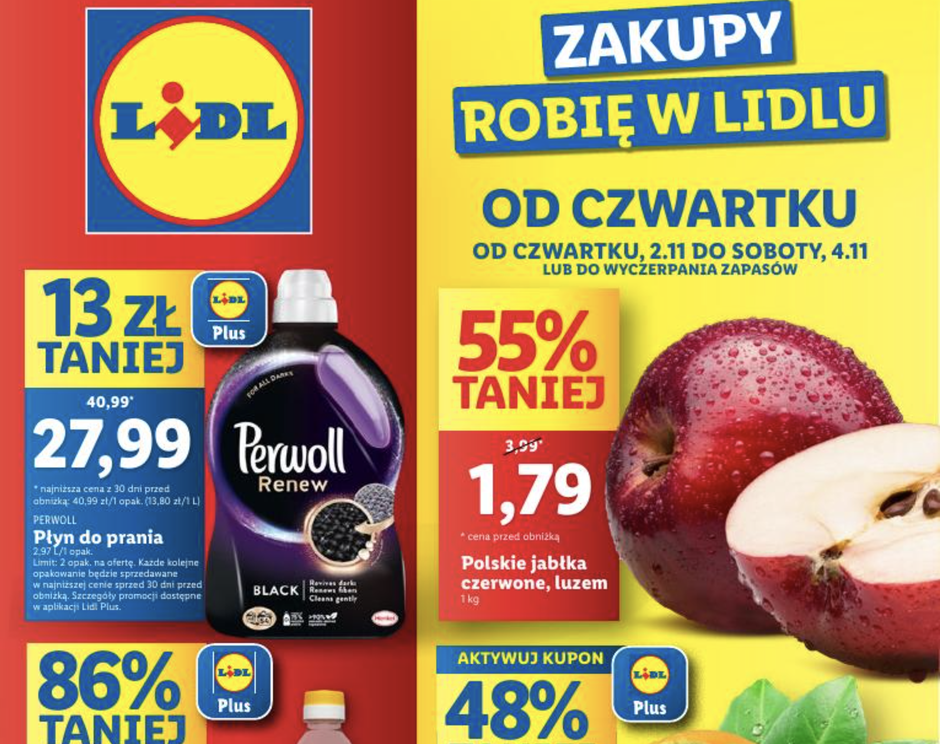 Акції Лідл (Gazetka Lidl) з 02.11.2023 до 04.11.2023. Акції, знижки, Газетка Лідл у Польщі