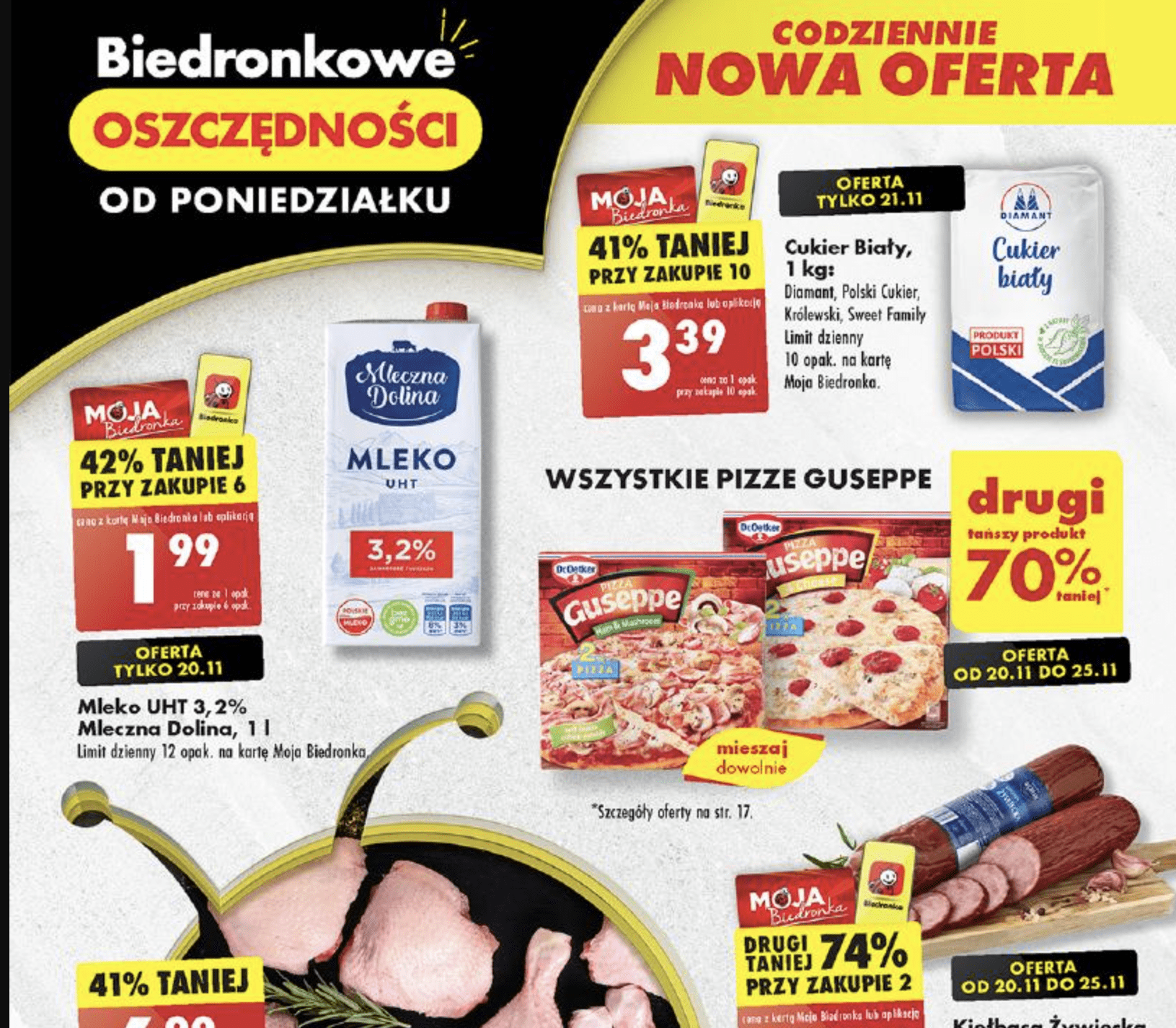 Акції та знижки Бедронка (Gazetka Biedronka) з 20.11.2023 до 25.11.2023. Акції, знижки, промоції, газетка Бедронка