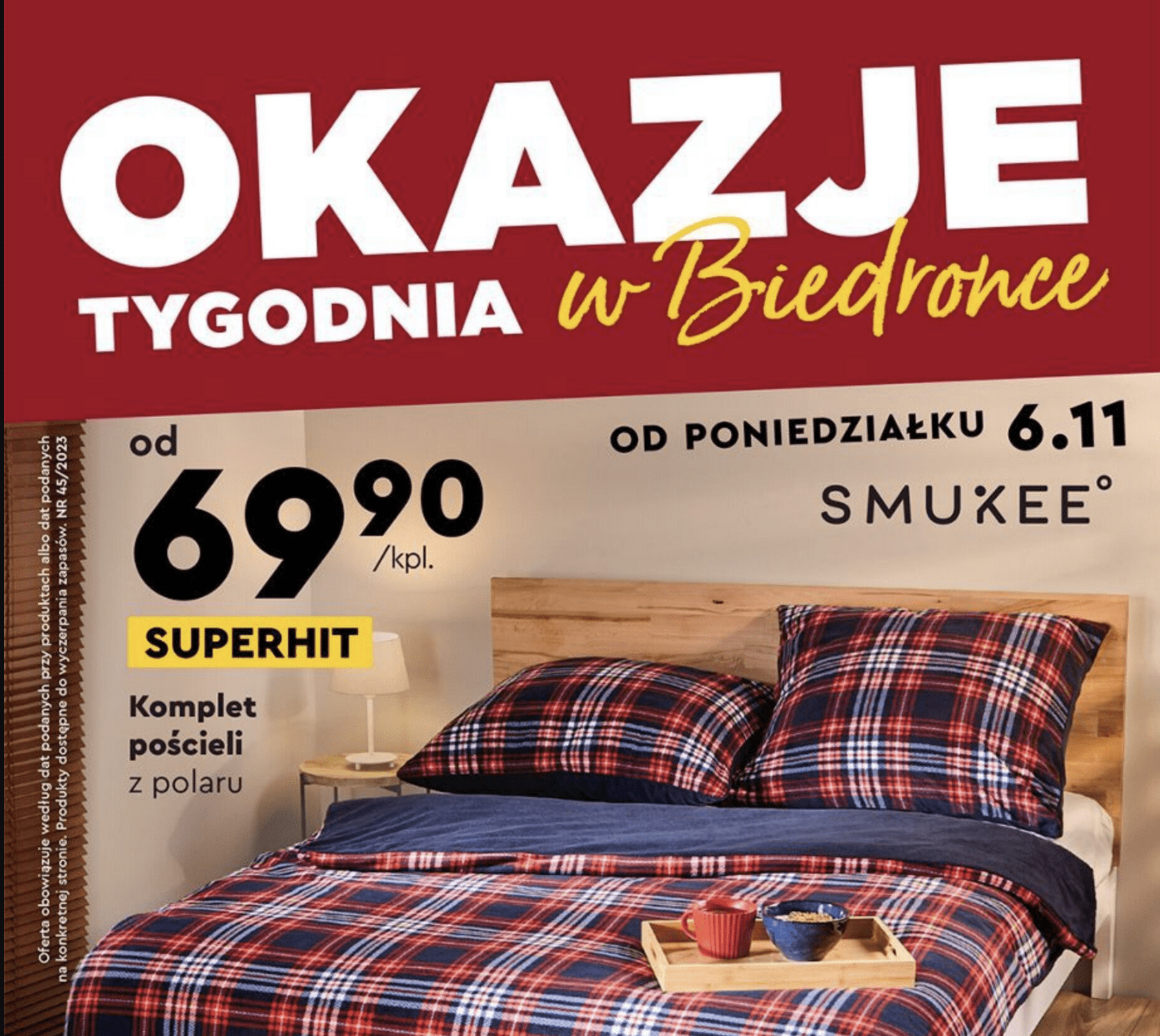 Акції та знижки Бедронка (Gazetka Biedronka) з 06.11.2023 до 22.11.2023. Акції, знижки, промоції, газетка Бедронка