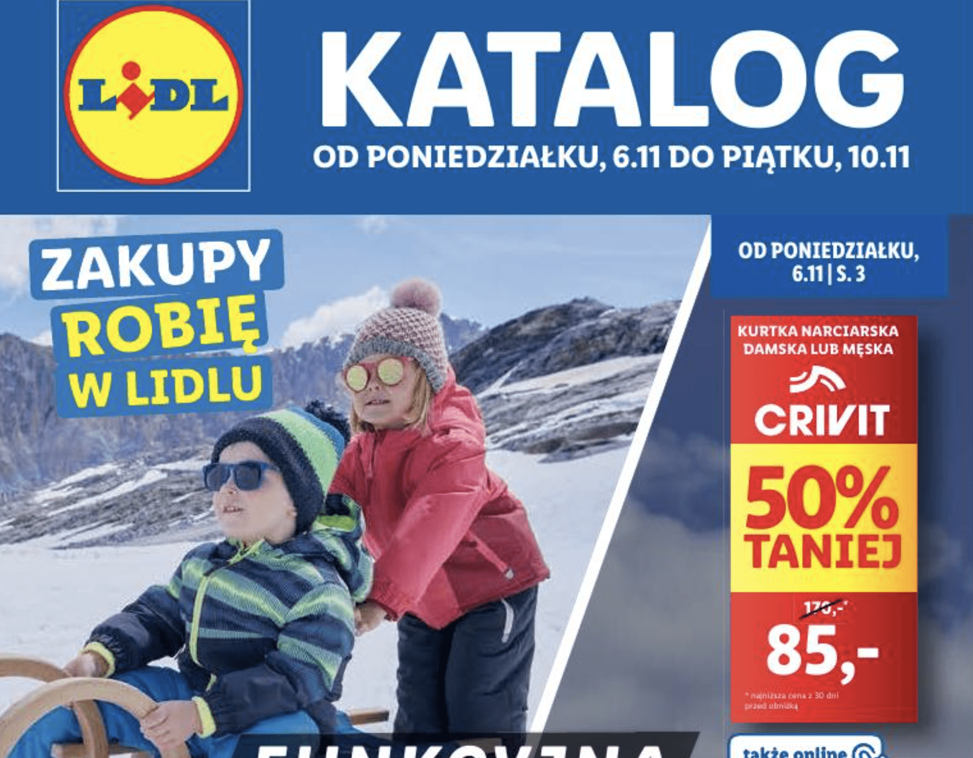 Акції Лідл (Gazetka Lidl) з 06.11.2023 до 10.11.2023. Акції, знижки, Газетка Лідл у Польщі