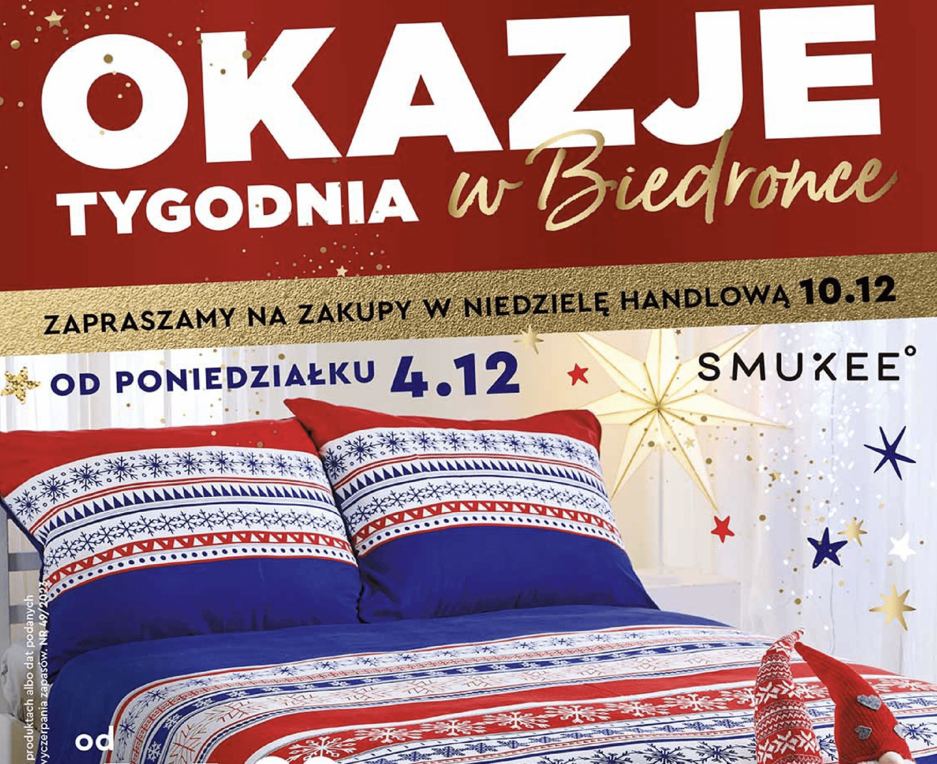 Акції та знижки Бедронка (Gazetka Biedronka) з 04.12.2023 до 20.12.2023. Акції, знижки, промоції, газетка Бедронка