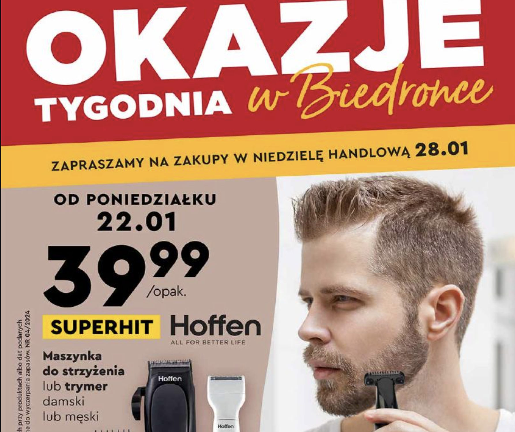 Акції та знижки Бедронка (Gazetka Biedronka) з 22.01.2024 до 07.02.2024. Акції, знижки, промоції, газетка Бедронка