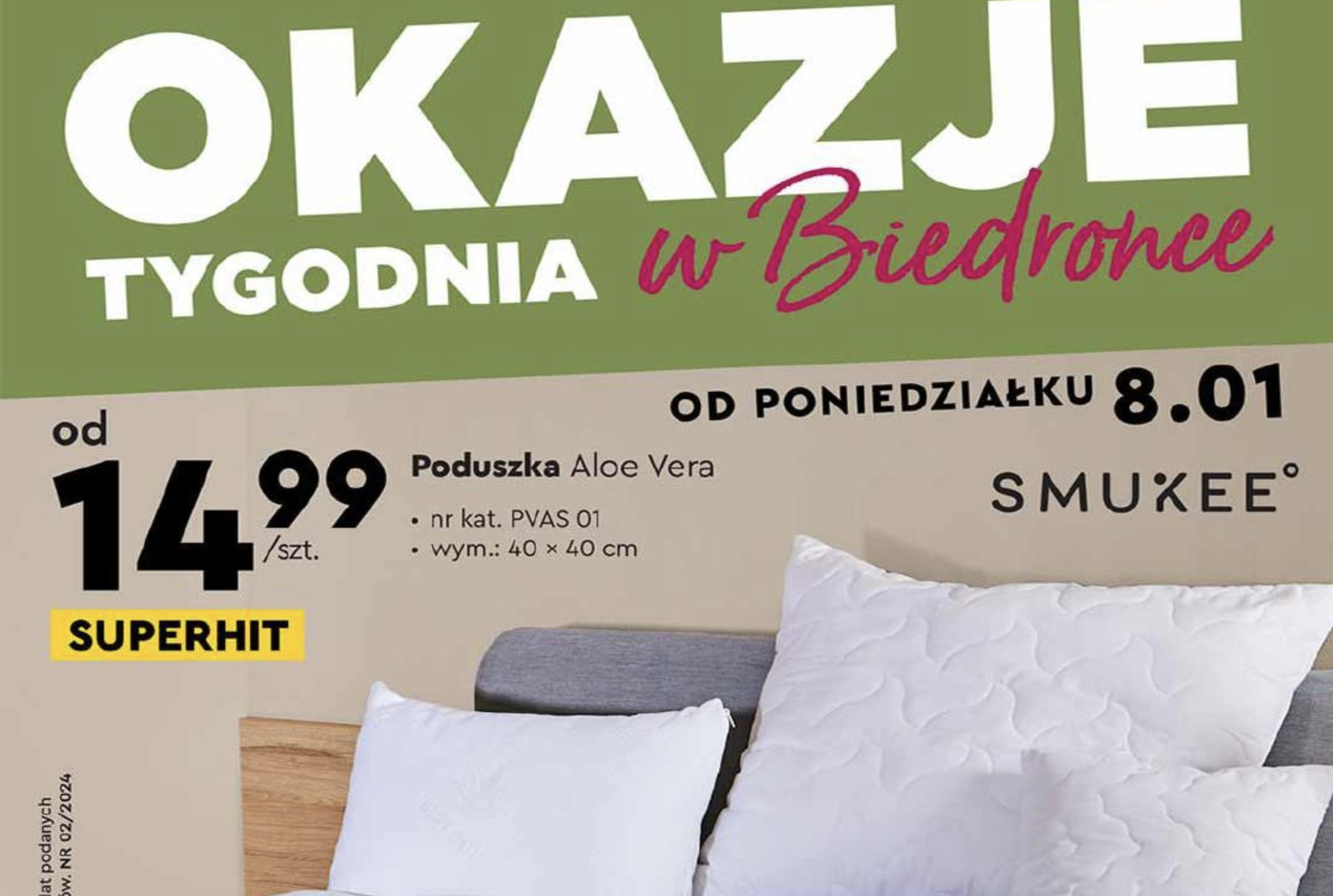 Акції та знижки Бедронка (Gazetka Biedronka) з 08.01.2024 до 24.01.2024. Акції, знижки, промоції, газетка Бедронка