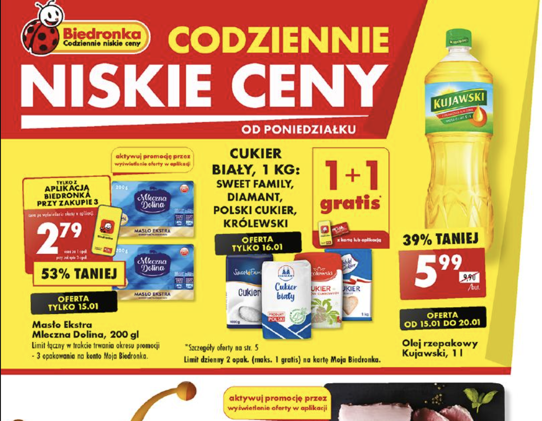 Акції та знижки Бедронка (Gazetka Biedronka) з 15.01.2024 до 20.01.2024. Акції, знижки, промоції, газетка Бедронка