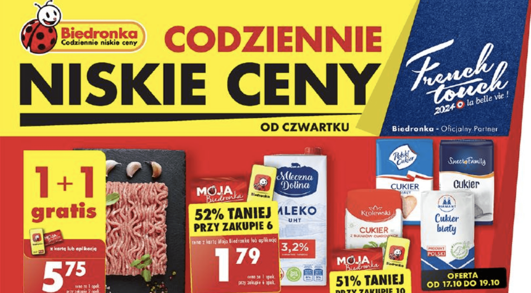 Акції та знижки Бедронка (Gazetka Biedronka) з 17.10.2024 до 23.10.2024. Акції, знижки, промоції, газетка Бедронка
