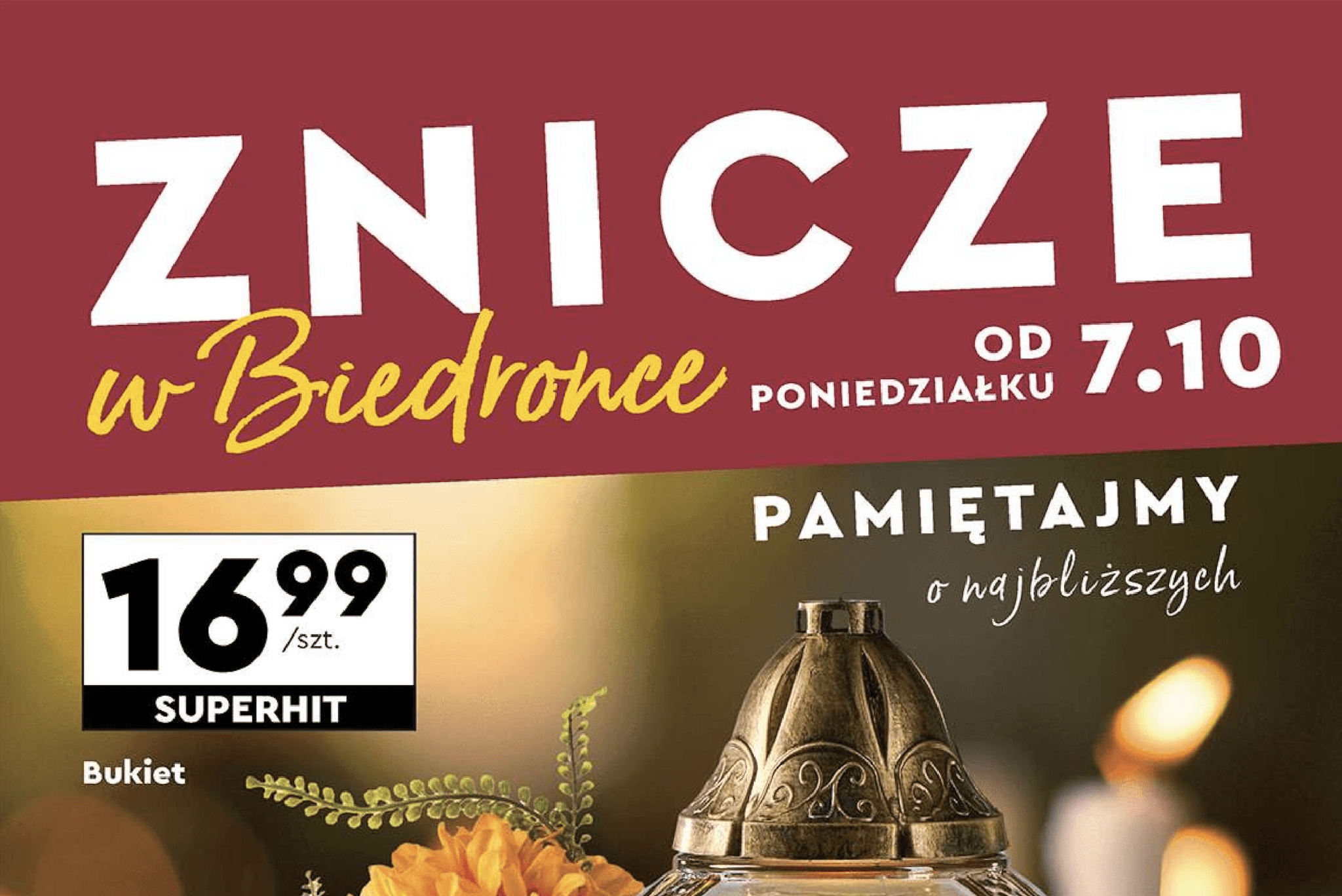 Акції та знижки Бедронка (Gazetka Biedronka) з 07.10.2024 до 31.10.2024. Акції, знижки, промоції, газетка Бедронка